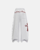 Cross Print Baggy Sweatpants | Inflation Streetwear INFLATION