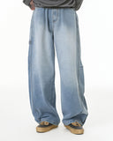Distressed Wide Leg Cargo Jeans | Inflation Streetwear INFLATION