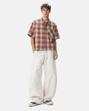Front view of Cordura quick-dry wide leg pants showing relaxed fit silhouette