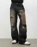 Vintage Ripped Baggy Jeans | Inflation Streetwear INFLATION