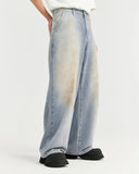 Mud Washed Baggy Jeans | Inflation Streetwear INFLATION