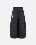 Washed Cross Barrel Sweatpants | Inflation Streetwear INFLATION