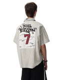 Graffiti Patch Striped Shirts | Inflation Streetwear INFLATION