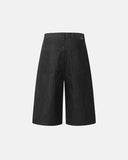 dark washed oversized streetwear denim shorts