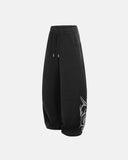 Washed Distressed Barrel Sweatpants | Inflation Streetwear INFLATION