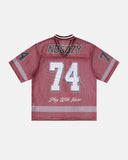 V-neck Graphic Mesh Jersey | Inflation Streetwear INFLATION
