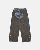 Colorblock Digital Printing Cotton Jeans | Inflation Streetwear INFLATION