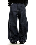 Raw Blue Wide Leg Denim Jeans | Inflation Streetwear INFLATION