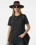 Blank Henley Neck Casual T-Shirt | Inflation Streetwear INFLATION