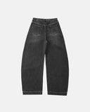 Front Striped Rhinestone Barrel Jeans | Inflation Streetwear INFLATION