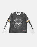Mesh Skeleton Print Long Sleeve Tee | Inflation Streetwear INFLATION