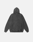 Brand Acid Washed Fleece Zip Up Hoodies | Inflation Streetwear INFLATION
