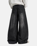 Studded Vintage Washed Wide Leg Jeans | Inflation Streetwear