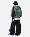 Washed Stripe Barrel Sweatpants | Inflation Streetwear