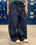 Dark Indigo Baggy Barrel Jeans | Inflation Streetwear INFLATION