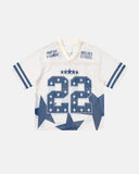 Star Graphic Oversized Mesh Jersey | Inflation Streetwear INFLATION