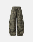 Camouflage Cargo Barrel Pants | Inflation Streetwear INFLATION