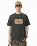 Retro Graphic Printing Raglan Tshirt | Inflation Streetwear INFLATION