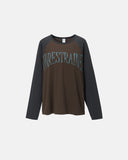 Washed Raglan Graphic Long Sleeve T-Shirt | Inflation Streetwear