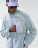 Wavy Fleece Zip-Up Jacket | INFLATION Streetwear INFLATION