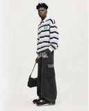 Studded Cargo Baggy Sweatpants | Inflation Streetwear