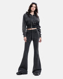Washed Fleece Flare Tracksuit | Inflation Streetwear