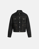 Black Multi Pockets Denim Jacket | Inflation Streetwear INFLATION