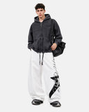Crinkle Nylon Barrel Track Pants | Inflation Streetwear