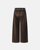 Appliqué Embroidery Washed Baggy Sweatpant | Inflation Streetwear INFLATION