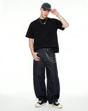 Dove Embroidered Mock Neck T-Shirt | Inflation Streetwear INFLATION