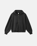 Acid Wash French Terry Zip Up Hoodies | Inflation Streetwear INFLATION