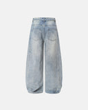 Rhinestone Baggy Barrel Jeans | Inflation Streetwear INFLATION