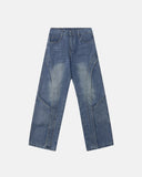 Deconstructed Barrel Wide Jeans | Inflation Streetwear INFLATION