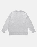 Script Letter Graphic Knit Sweater | Inflation Streetwear