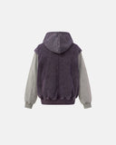 Washed Colorblock Boxy Zip Up Hoodie | Inflation Streetwear