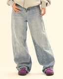 Studded Rhinestone Baggy Jeans | Inflation Streetwear INFLATION
