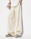 Side Stripe Wide Leg Track Pants | Inflation Streetwear