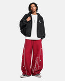 Contrast Piping Graphic Barrel Sweatpants | Inflation Streetwear
