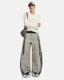 full-body styling apricot leopard barrel jeans