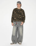 Distressed Eyelet Barrel Jeans | Inflation Streetwear INFLATION