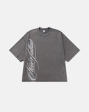 Boxy Script Graphic Washed T-Shirt | Inflation Streetwear INFLATION