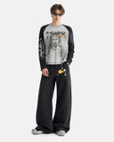 Portrait Waffle Long Sleeve Tee | Inflation Streetwear