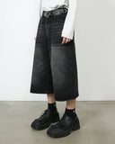 Washed Baggy Denim Jorts | Inflation Streetwear INFLATION