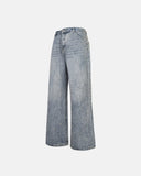 Studded Rhinestone Baggy Jeans | Inflation Streetwear INFLATION