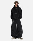 Metal Hook Boxy Zip Hoodie | Inflation Streetwear INFLATION