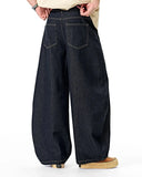 INFLATION Raw Color Barrel Baggy Jeans INFLATION