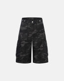 Dark Camo Cargo Shorts | Inflation Streetwear INFLATION