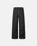 Button Fly Raw Baggy Jeans | Inflation Streetwear INFLATION