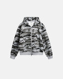 Cropped Camouflage Zip Up Hoodie | Inflation Streetwear INFLATION