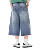 Washed Baggy Longline Jorts | Inflation Streetwear INFLATION